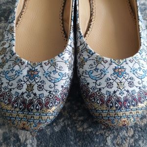 Handmade leather ballet flats